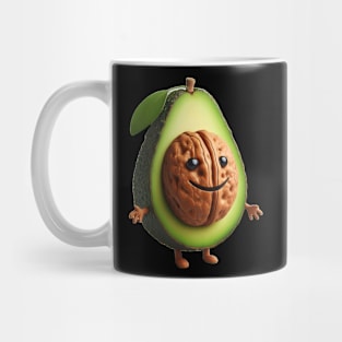 Cute avocado with walnut seed! Mug